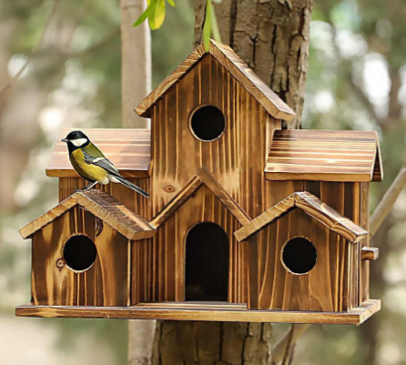 Outdoor Wooden Birdhouse