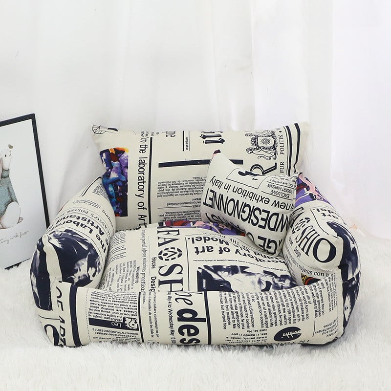 Canvas Pet Nest for Autumn and Winter Comfort