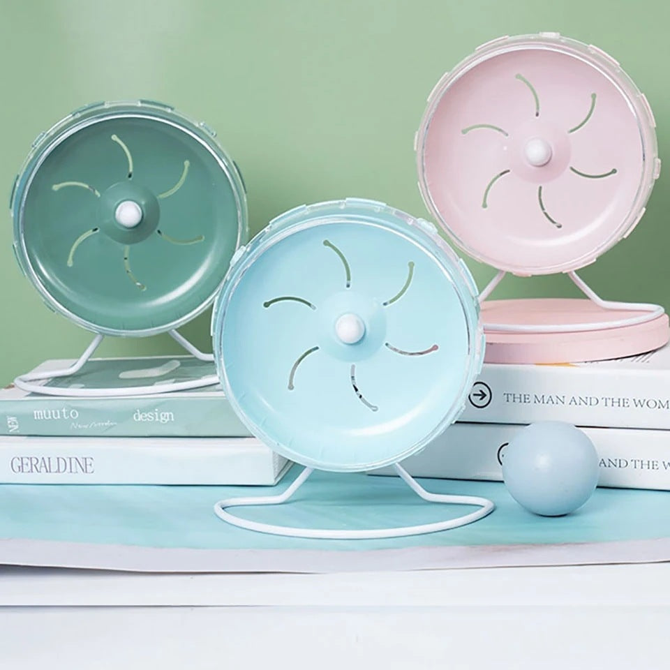Plastic hamster exercise wheel