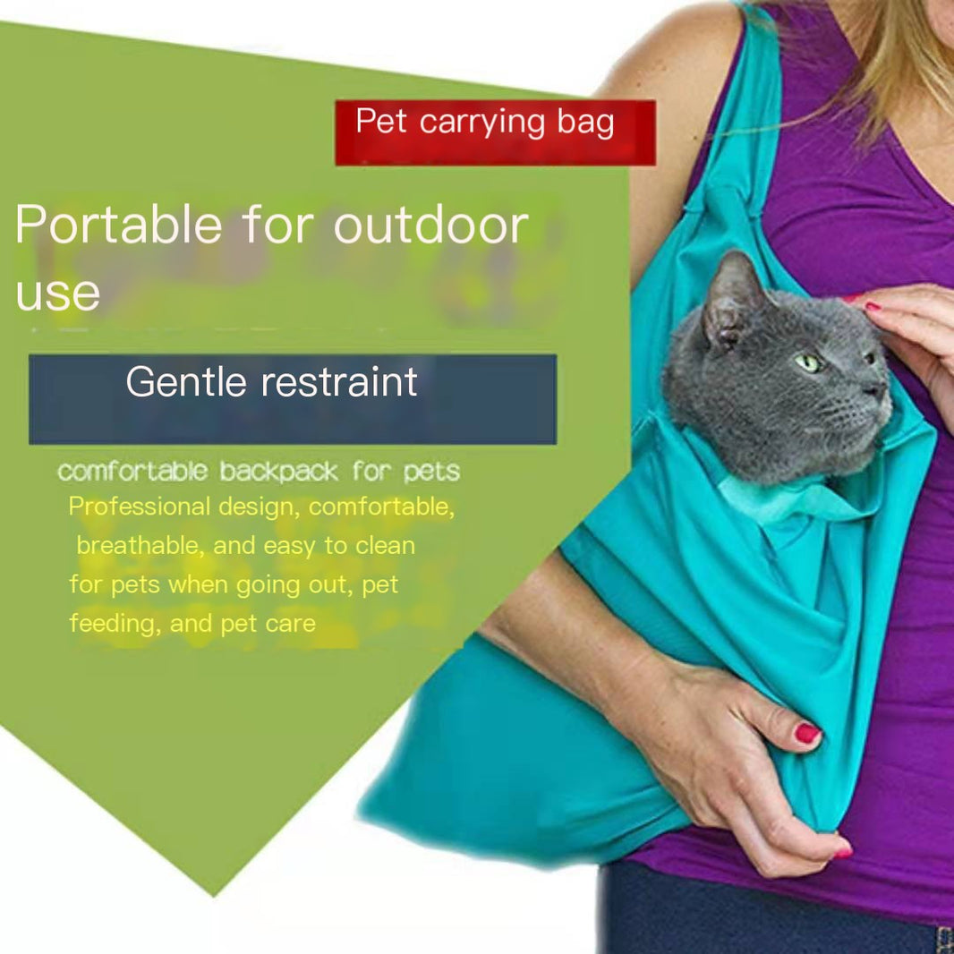 Cat Travel Bag for Pets - Convenient Shoulder Backpack