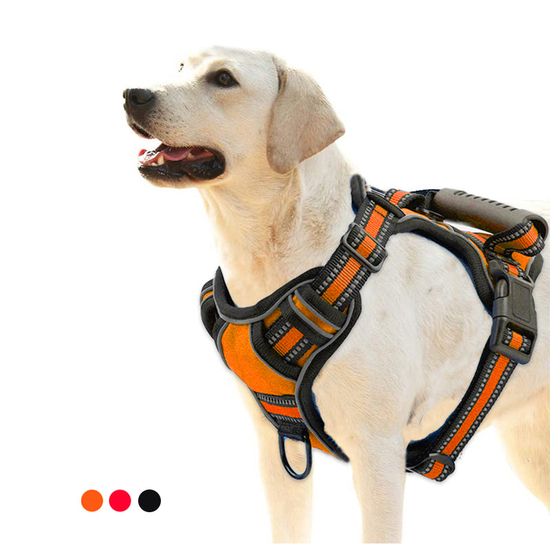 Reflective dog harness vest