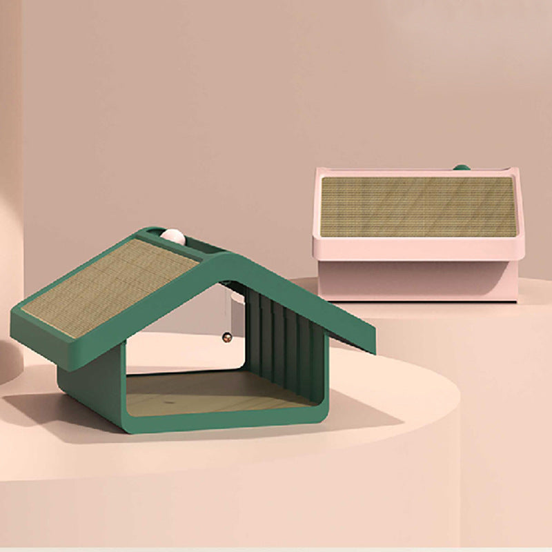 Factory Direct Cat Villa with Scratch Board and Toy