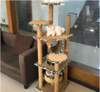 MOMOPET Cat Scratching Board and Large Cat Tree