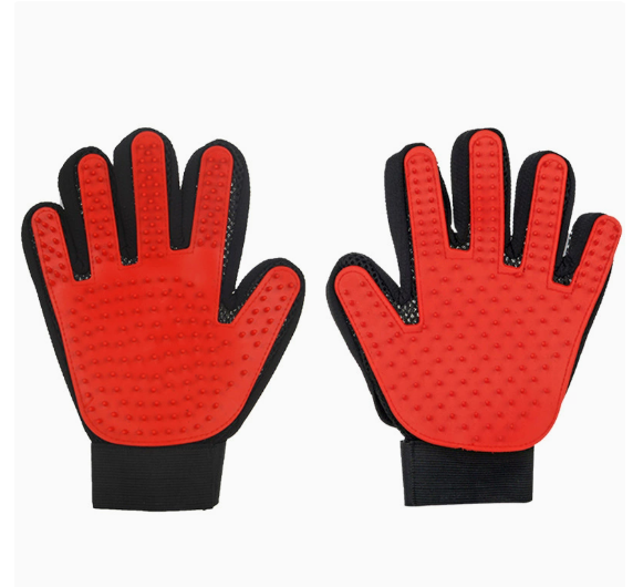 Fashionable Rubber Bath Brush for Pets - Silicone Grooming Glove