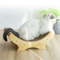 Wood Cat Scratching Board and Bed for Pets