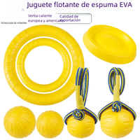 EVA Pet Toy Ball with Floating Frisbee and Chew Ring