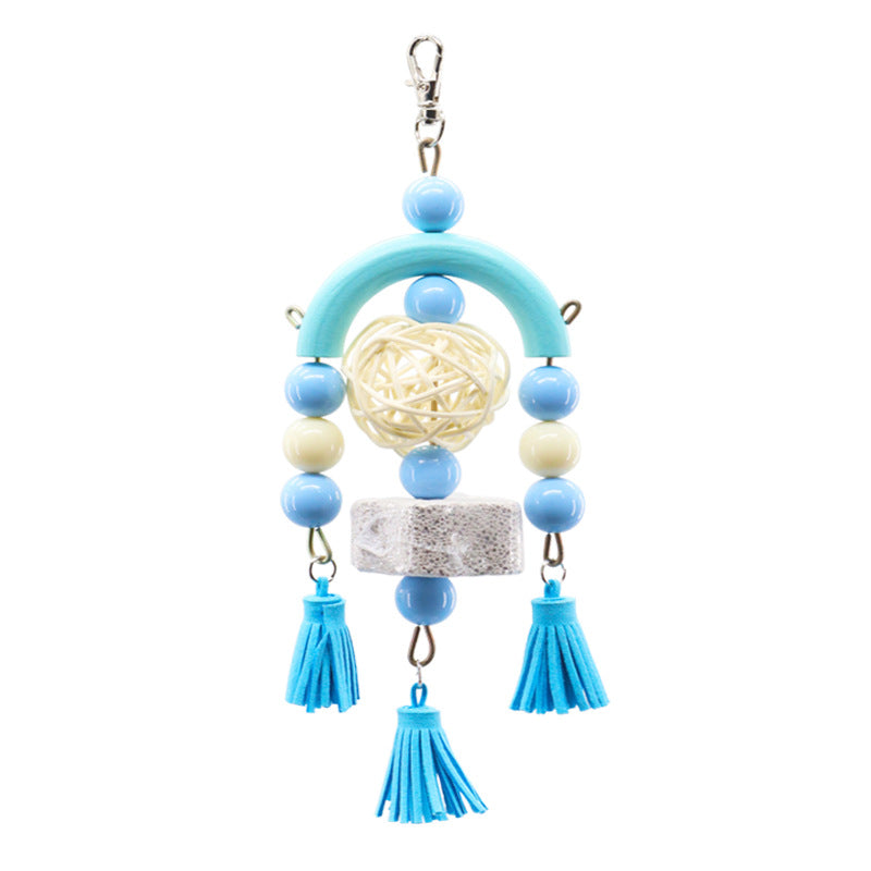 Acrylic Hanging Teeth Toys for Parrots and Birds