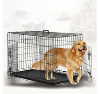 Folding Wire for Large Pet Cage - Cat & Labrador