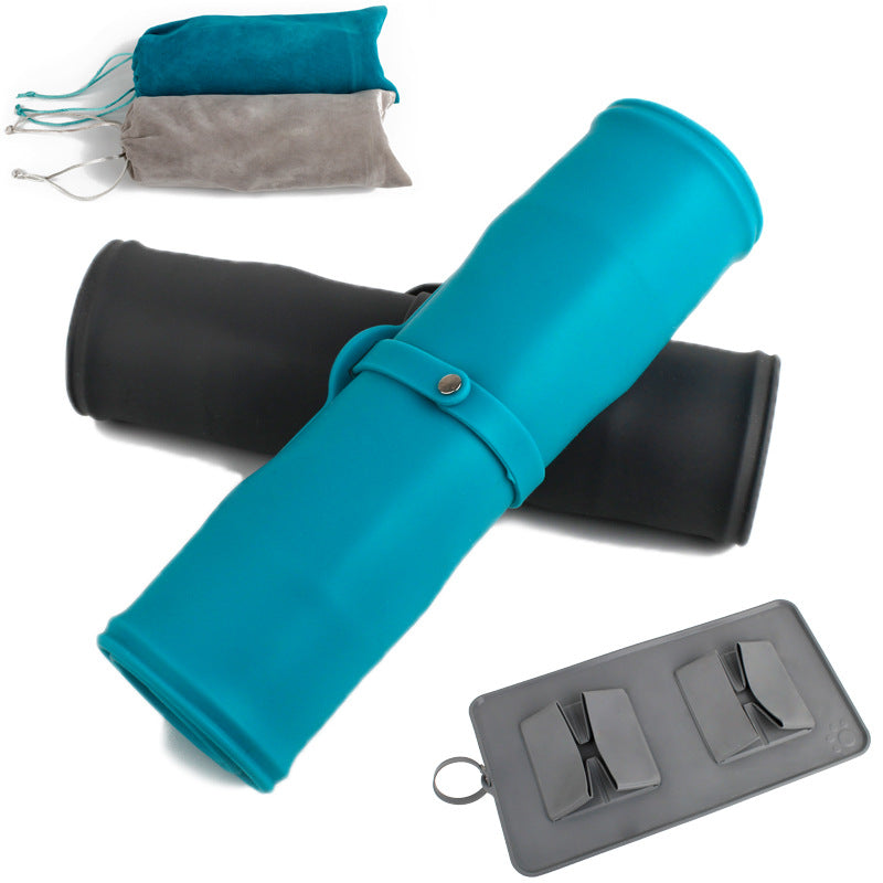 Foldable Pet Bowl with Carrying Bag for Dogs and Cats