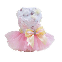Candy Color Dog Dress, Princess Tulle Summer Outfit