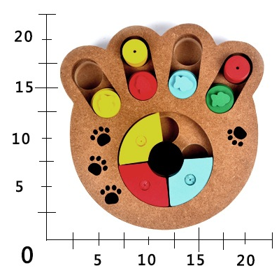 Interactive Dog Toy - Multifunctional Bone Print Design