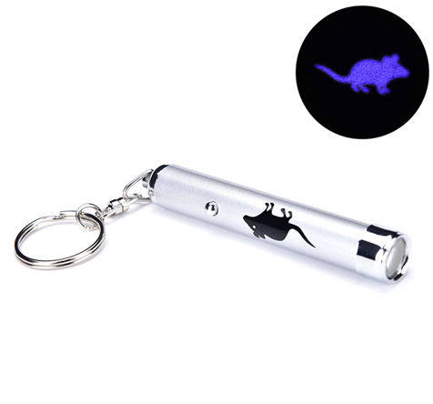 Cat Toy Projector Flashlight with Mouse Projection