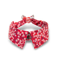 Fashionable Dog Collar with Bow Tie Accessory