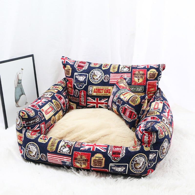 Canvas Pet Nest for Autumn and Winter Comfort