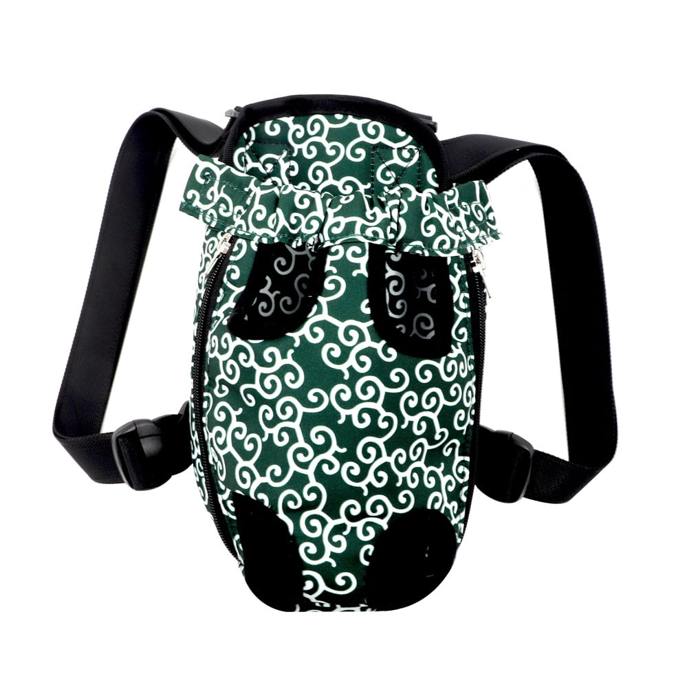 Breathable Portable Canvas Pet Chest Backpack