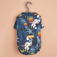 Cute Floral Summer Beach Shirt for Small Dogs and Cats