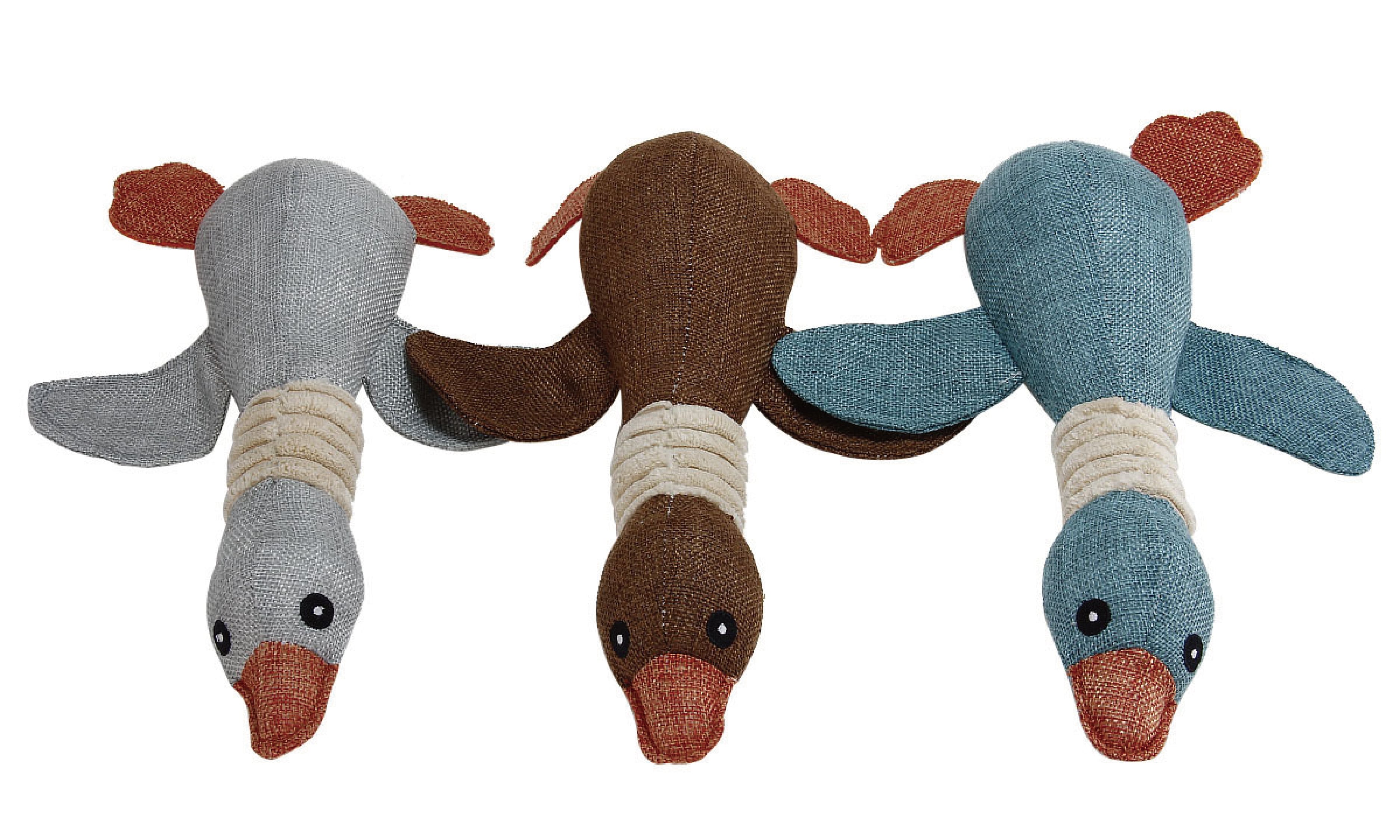 Pet Sounding Toys for Dogs - Linen Wild Goose Design