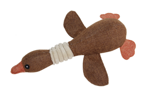 Pet Sounding Toys for Dogs - Linen Wild Goose Design