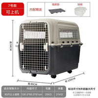 Portable Pet Airline Carrier for Dogs and Cats
