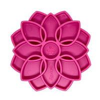 Interactive Slow Feeder Dog Bowl with Mandala Design