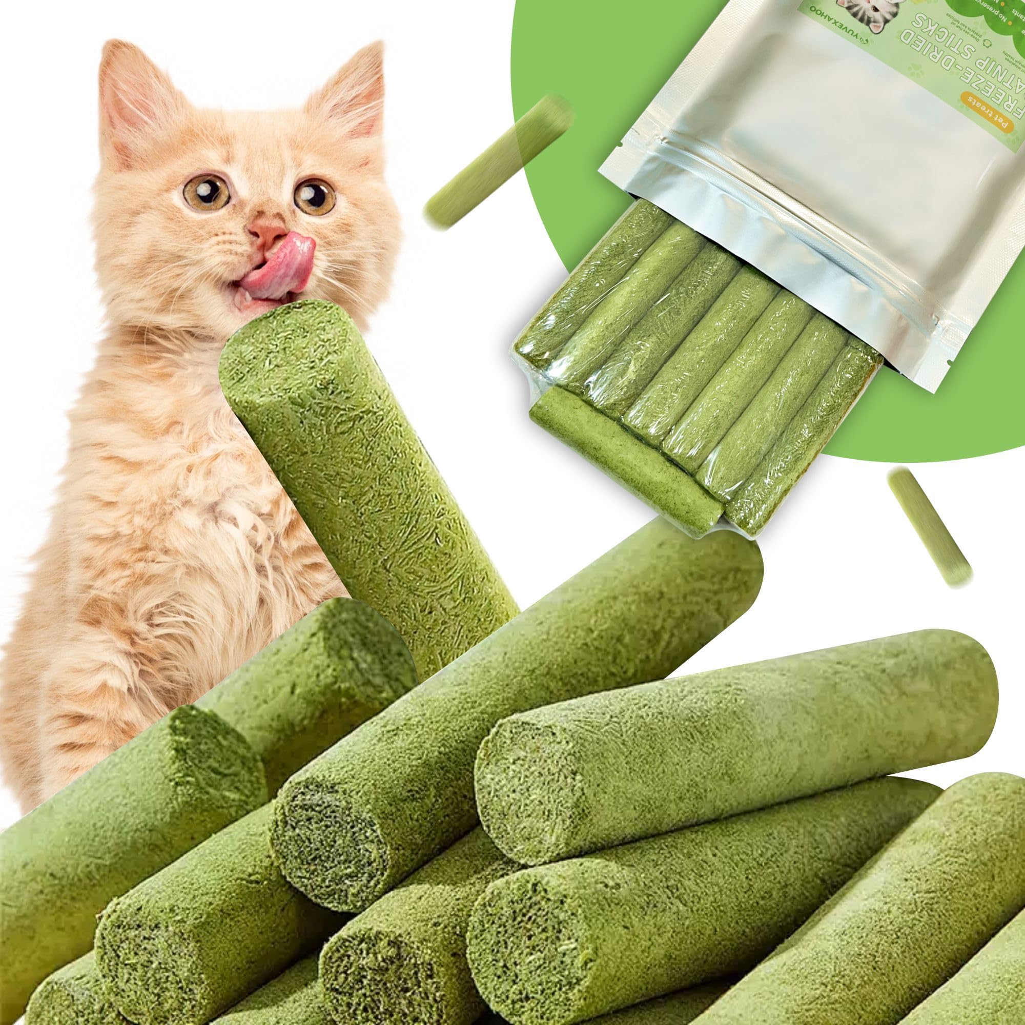 Natural Organic Cat Grass Sticks 80g