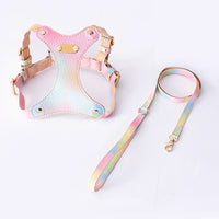 Adjustable Waterproof Leather Pet Harness