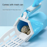 Large Capacity Cat Litter Scoop and Waste Storage Box