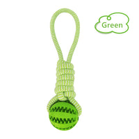 Interactive Rubber Dog Toys with Treats and Ropes