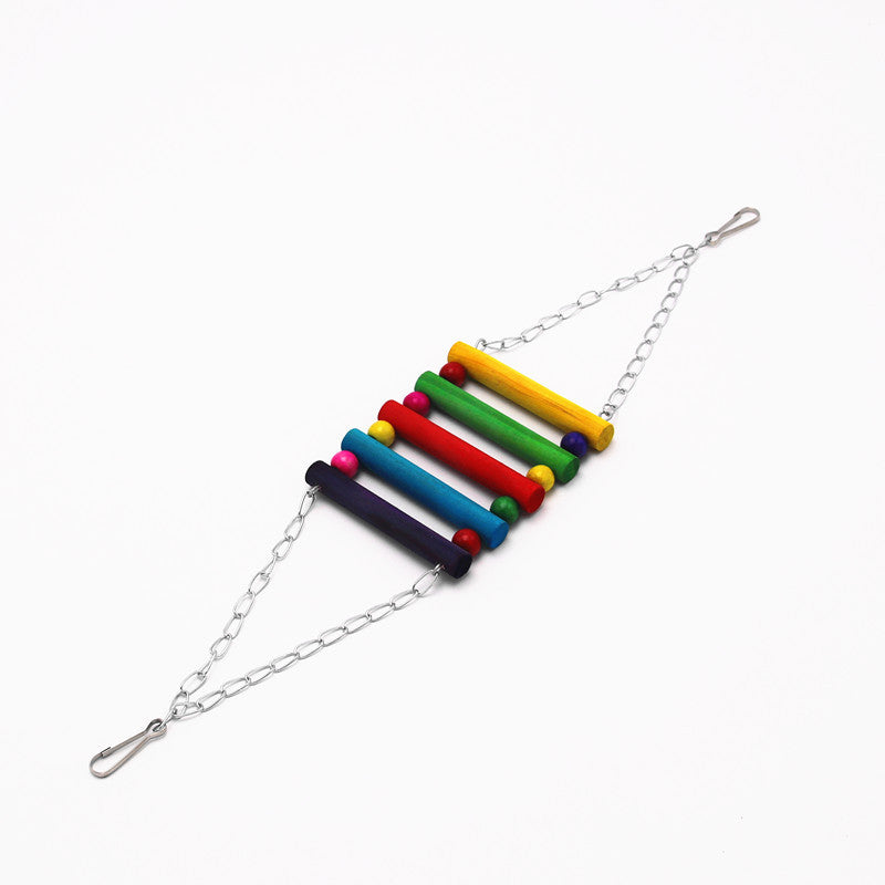 Parrot Swing Stand with Nibbling Toy for Bird Cage