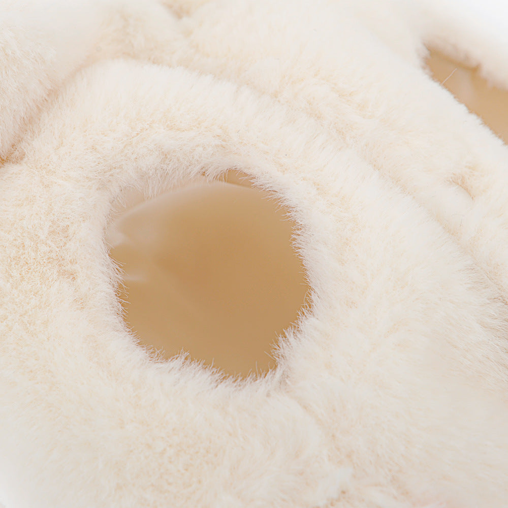 Elegant Bowknot Plush Dog Coat for Pets (Spring/Fall)