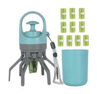 EasyScoop Buddy Dog Waste Picker with Portable Bags (One)