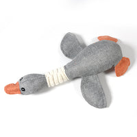 Pet Sounding Toys for Dogs - Linen Wild Goose Design