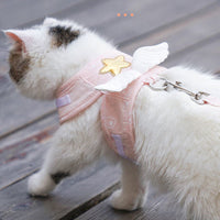 Kawaii Angel Wing Harness and Leash for Pets