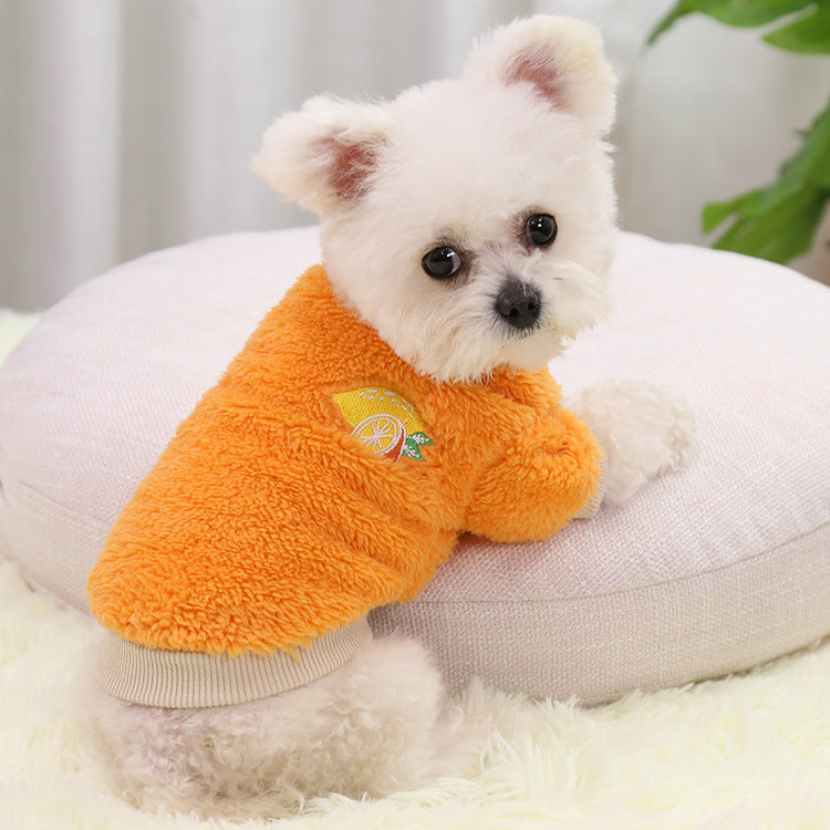 Warm Two-Legged Dog Outfit for New Year's Celebration
