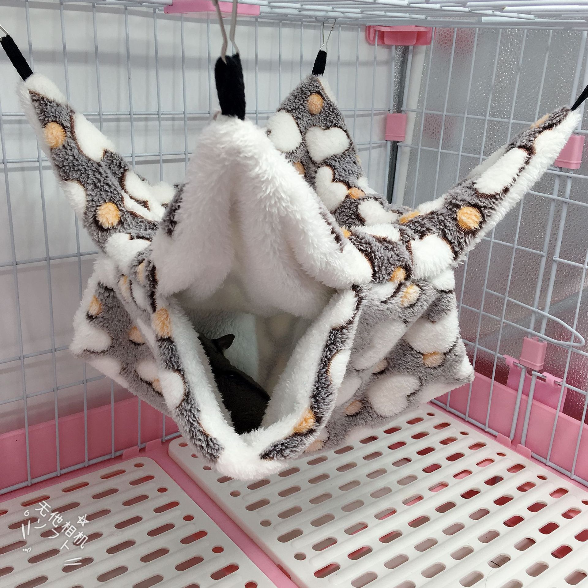 Warm Double Mezzanine Hammock for Small Pets