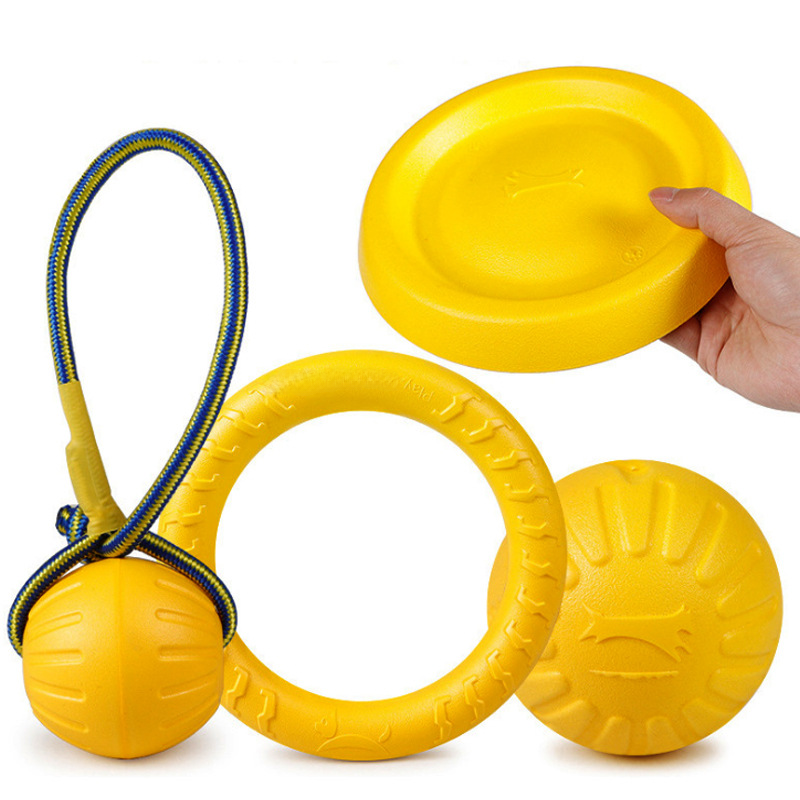 EVA Pet Toy Ball with Floating Frisbee and Chew Ring