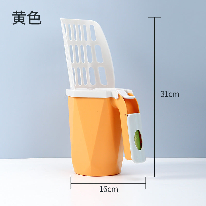 Large Capacity Cat Litter Scoop and Waste Storage Box