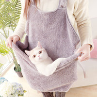 Pet Backpack - Plush Dual Shoulder Bag