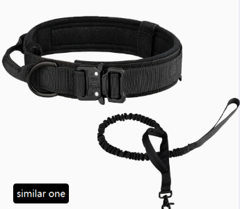 Tactical Nylon Dog Collar for Large Breeds