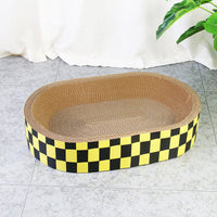 Large Round Cat Scratching Bowl and Bed Combo
