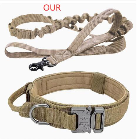 Tactical Nylon Dog Collar for Large Breeds