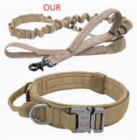 Tactical Nylon Dog Collar for Large Breeds
