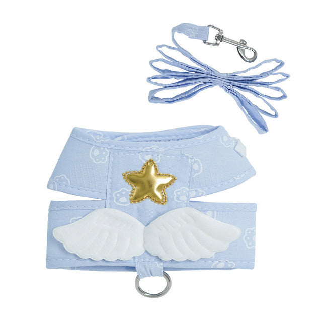 Kawaii Angel Wing Harness and Leash for Pets