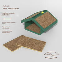 Factory Direct Cat Villa with Scratch Board and Toy