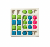 Petz Puzzle S-shaped Square Dog Treat Toy (One Piece)