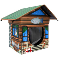 Kitty City Outdoor Stackable Cat House Cat Cube Water Resistant Condo Outdoor Heated Cat House