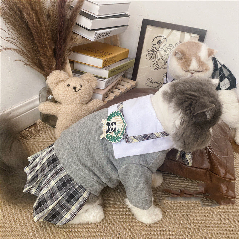 British Plaid Sweater for Pets - Spring Edition
