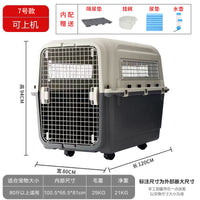 Portable Pet Airline Carrier for Dogs and Cats