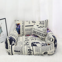 Canvas Pet Nest for Autumn and Winter Comfort