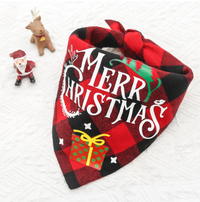 Double-layer Triangle Pet Scarf and Saliva Towel